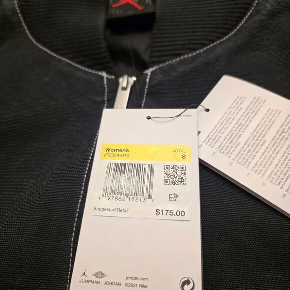 Air Jordan Renegade Rare Air Jacket Black IB2924-010 Women's Size S - Picture 3 of 5